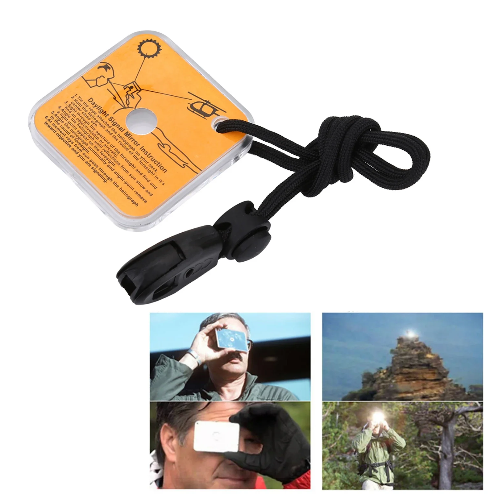 Signal Mirror Rescue - Herramienta de espejo de señal reflectante