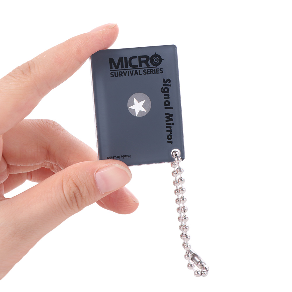 Signal Mirror Rescue - Espejo de Señalización Reflectante para Exteriores,
