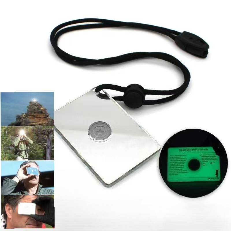 Signal Mirror Rescue - Espejo de emergencia Rectangular, bote salvavidas