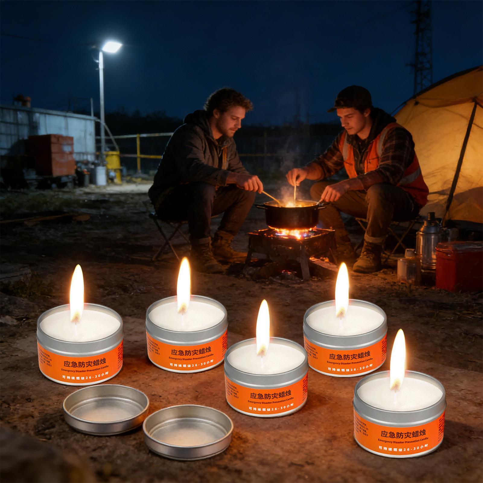 Outdoor Adventure Hours - Vela de Supervivencia con Brillo Estable