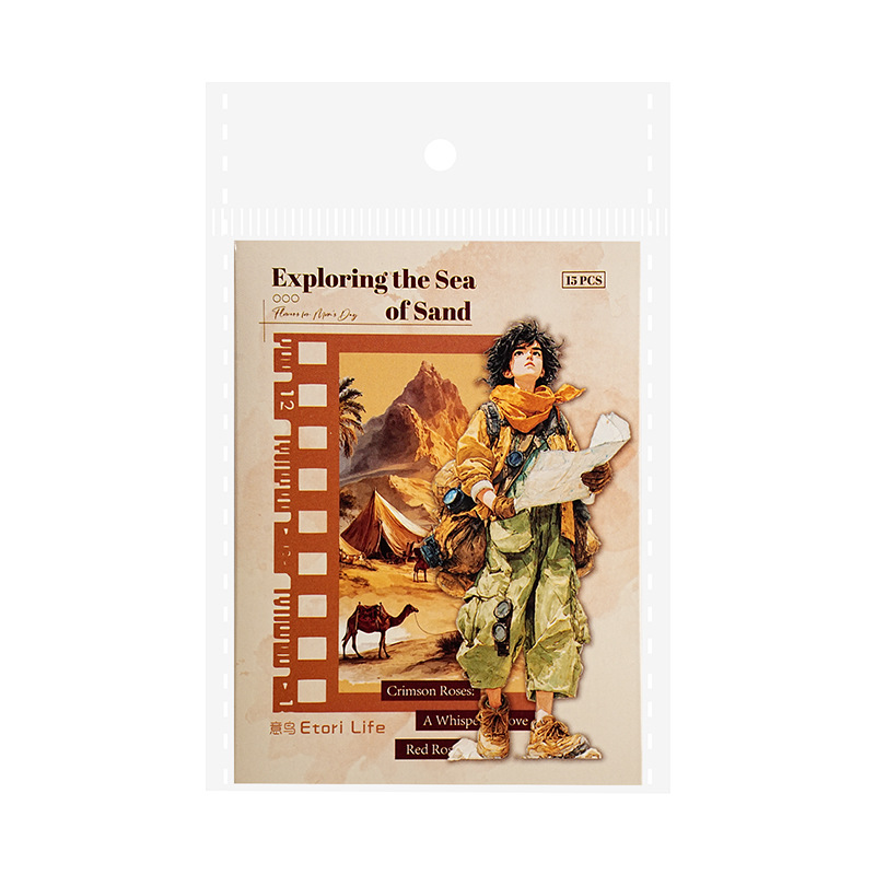 Paquete de pegatinas, 15 hojas - Outdoor Adventure Background reseña y precio