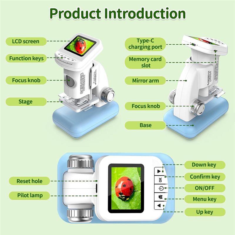Microscopio Digital para Niños - Outdoor Adventure Microscope reseña y precio